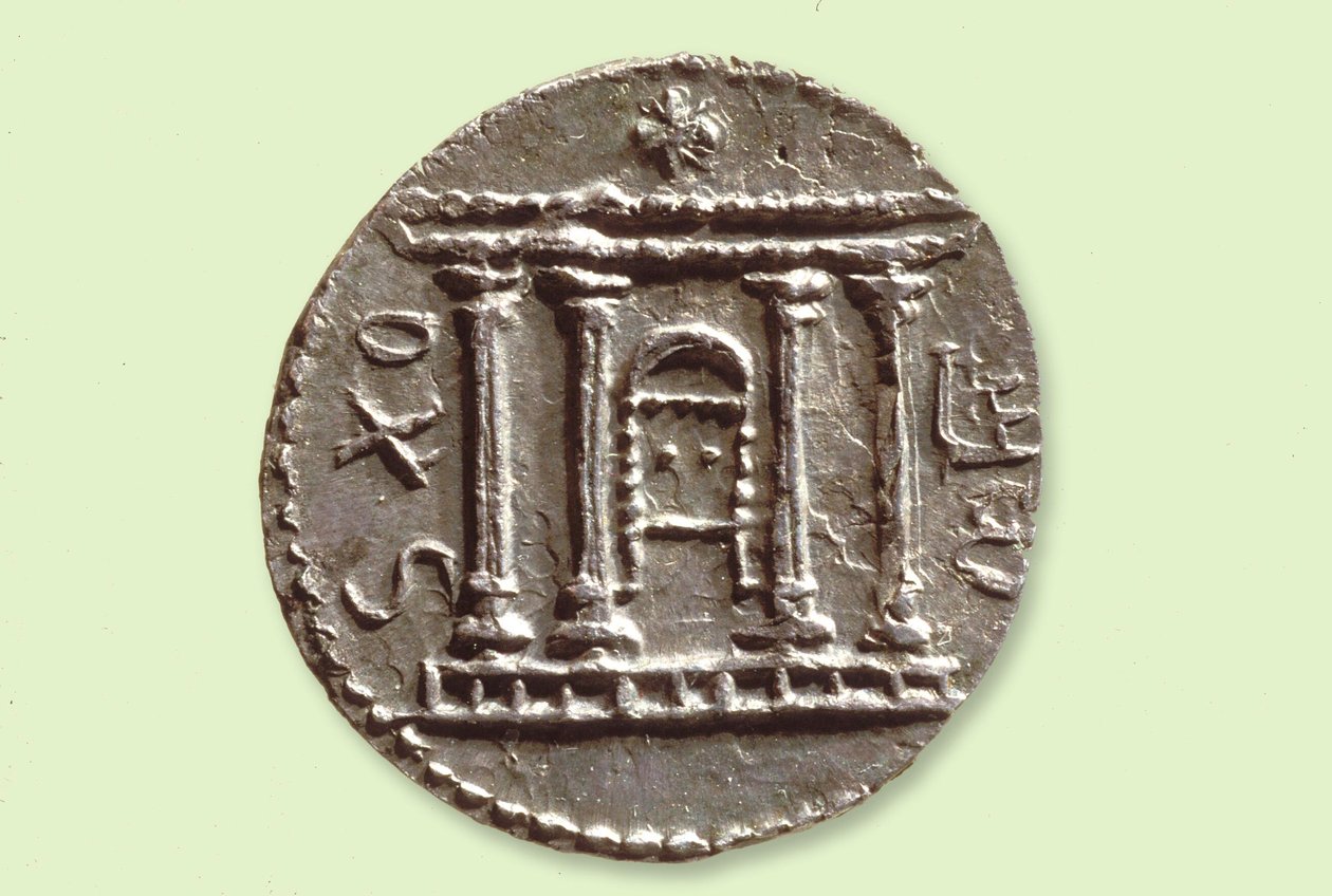 Selah-mynt från Bar Kochba-revolten, 134 AD (metall) av Jewish School