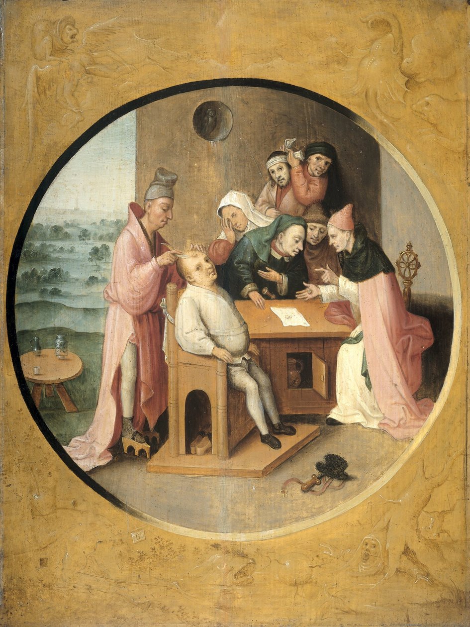 "Ta bort stenarna i huvudet" av Jheronimus Bosch (manner of)