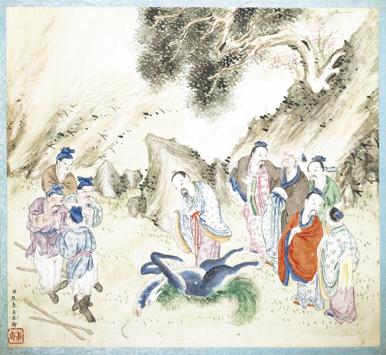 Konfucius liv, tidigt 1700-tal av Jiao Bingzhen