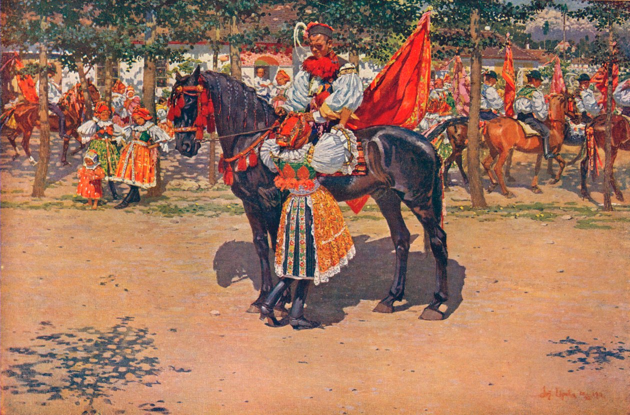 På festivalen 1911 av Joža Uprka