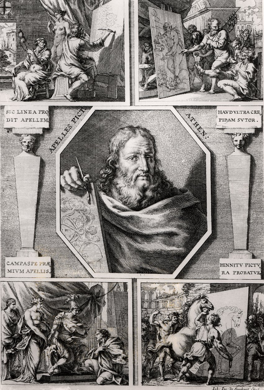 Apelles (300-talet f.Kr.) av Joachim von Sandrart