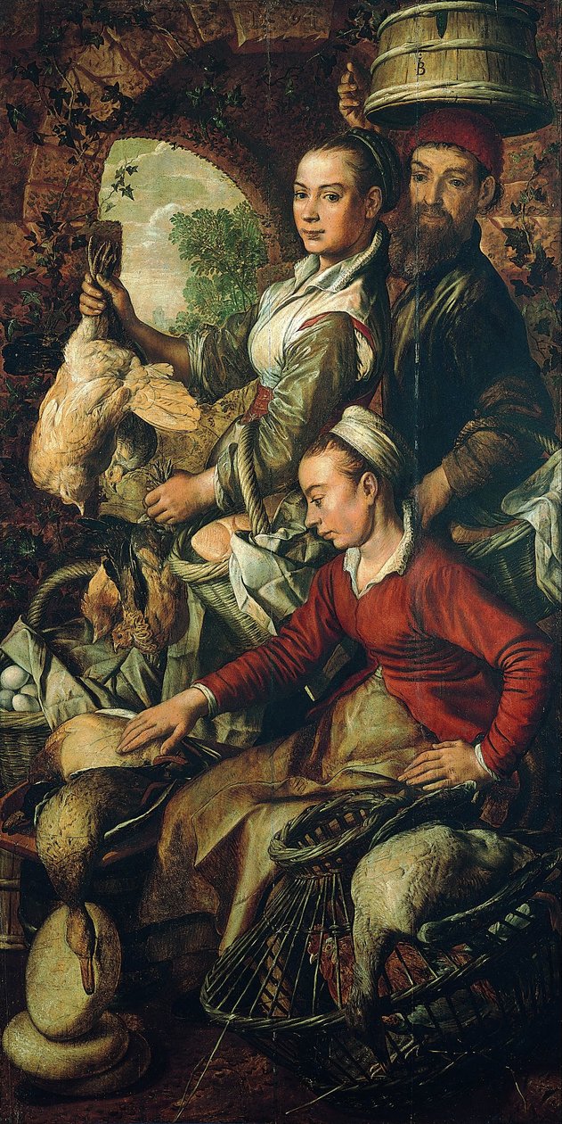 Marknadsscenen av Joachim Beuckelaer