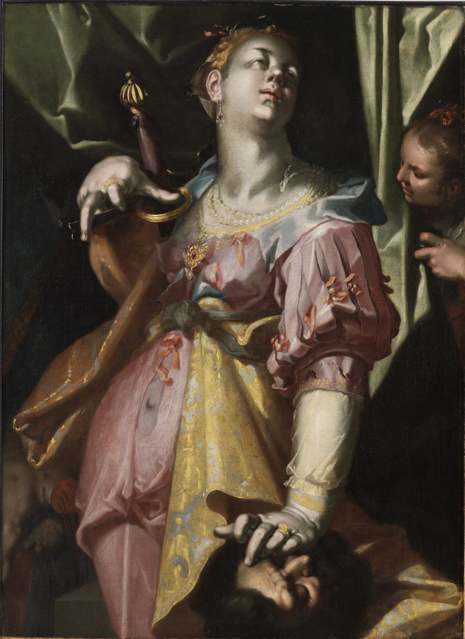 Judith och chefen för Holofernes av Joachim Wtewael or Utewael