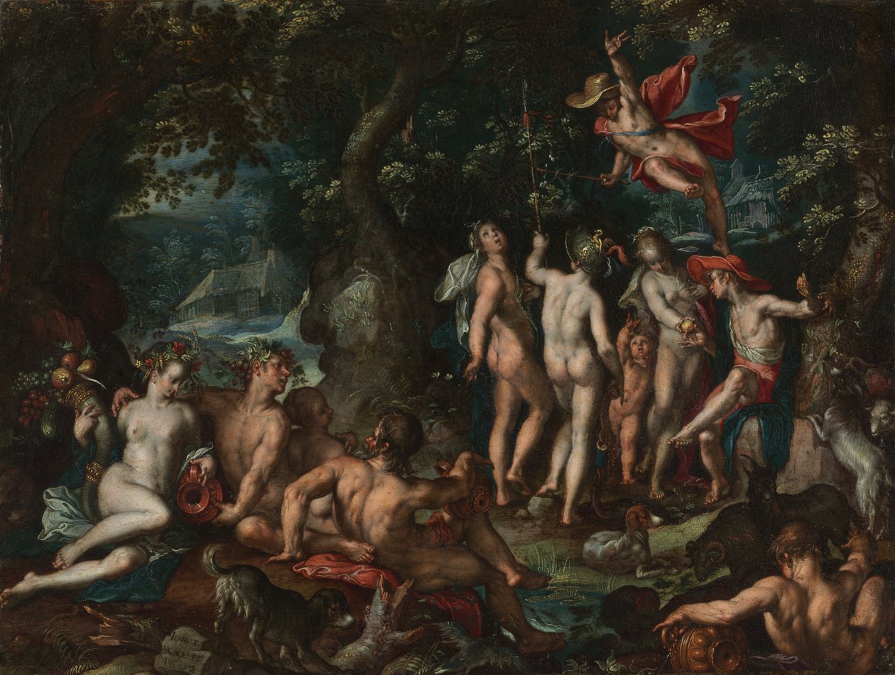 Parisdomen av Joachim Wtewael or Utewael