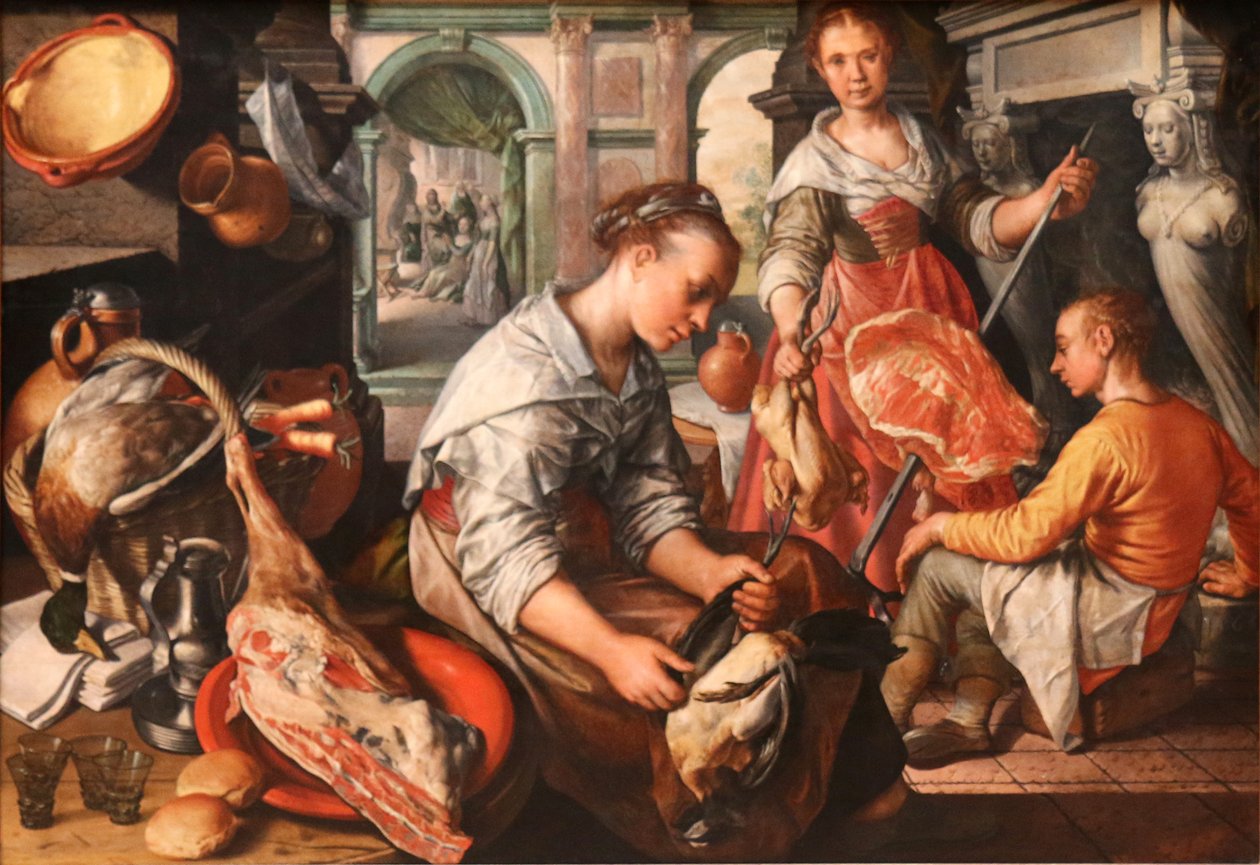 Kristus i Marthas och Marias hus Kristus i Marthas och Marias hus av Joachim Beuckelaer