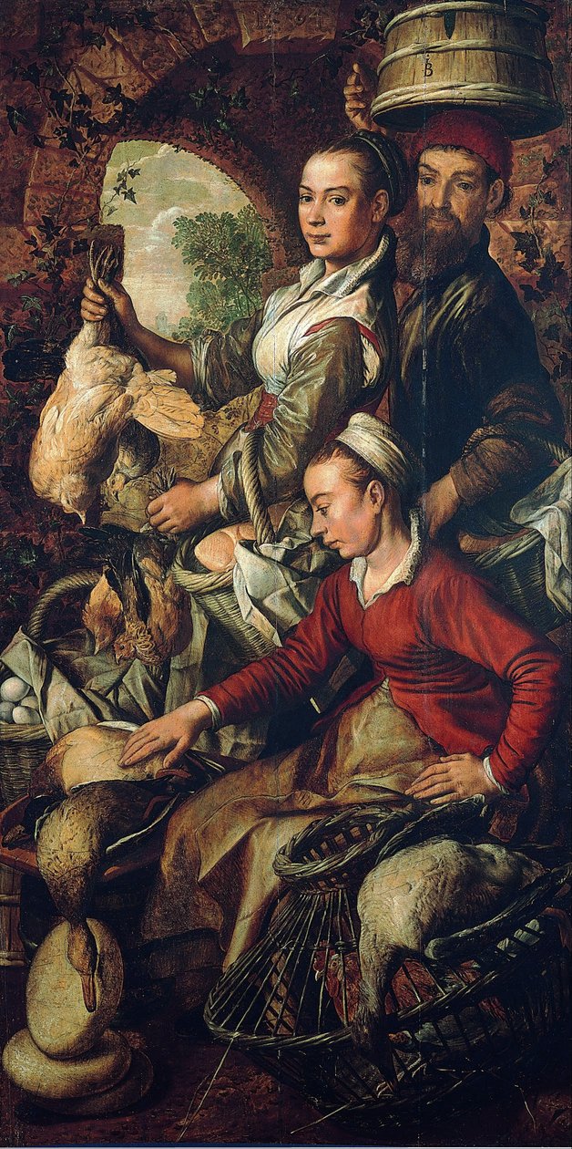 Marknadsscen, c. 1565 av Joachim Beuckelaer
