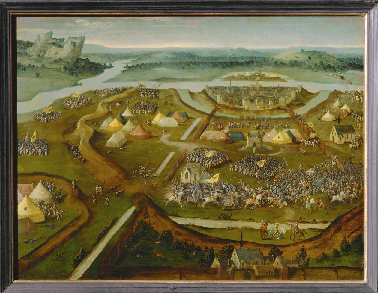Slaget vid Pavia... av Joachim Patinir