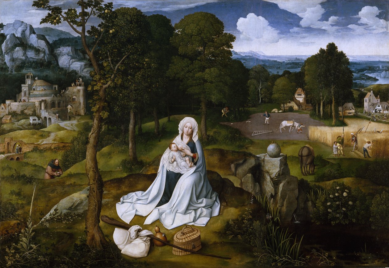 Flygningen till Egypten av Joachim Patinir
