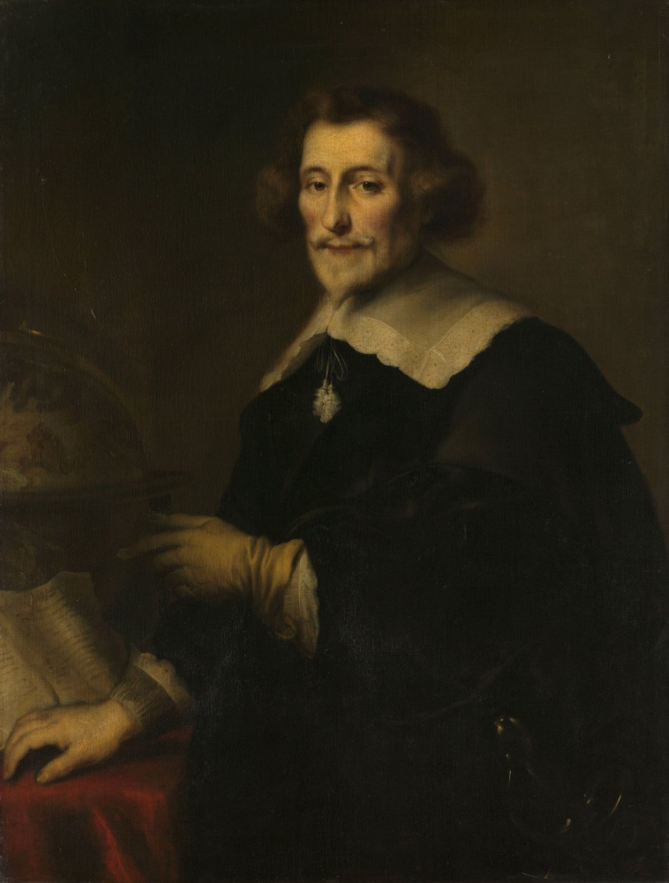 Porträtt av Pieter Corneliszoon Hooft, fogde av Muiden, historiker och poet av Joachim von Sandrart (I) (copy after)
