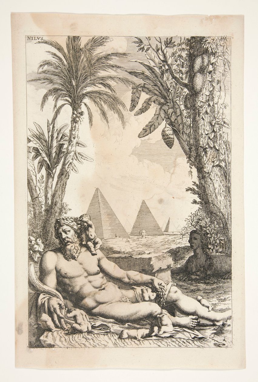 Nilen, från Ancient Sculptures Admirata av Joachim von Sandrart