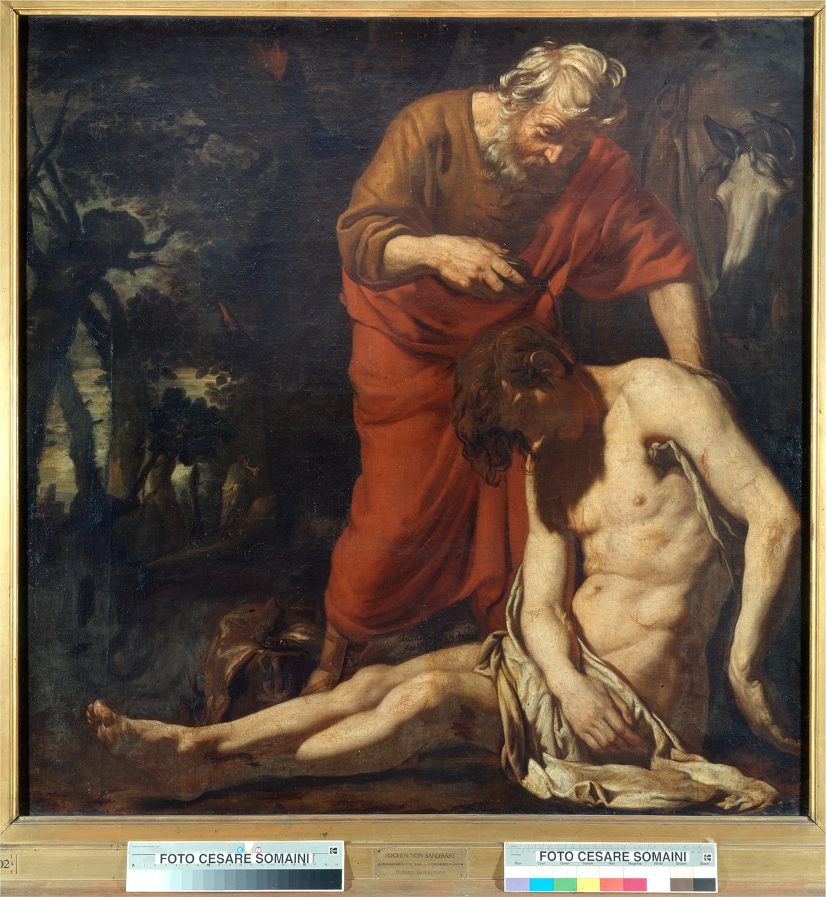 Den gode samariten av Joachim von Sandrart