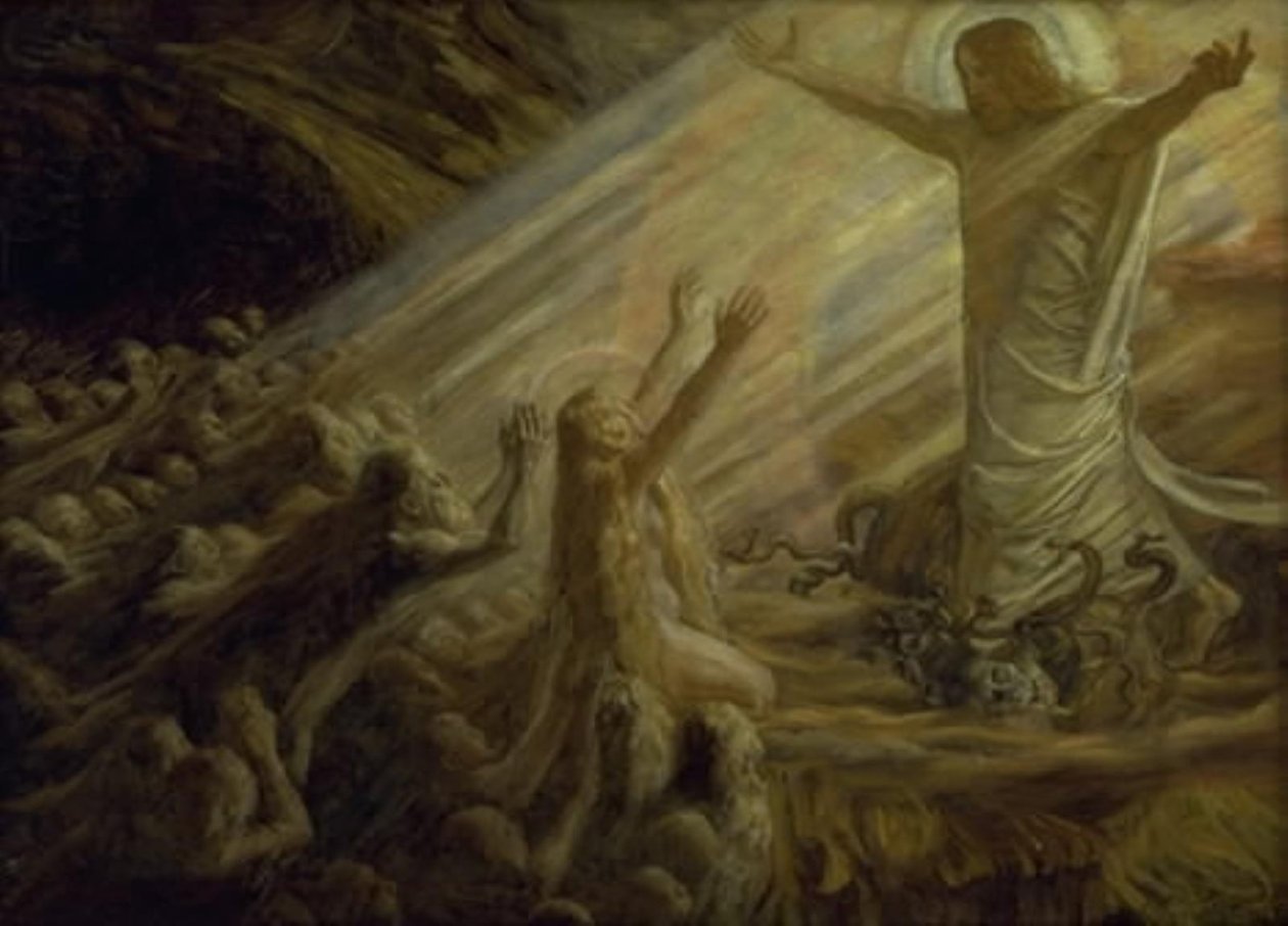 Kristus i dödsriket. Studie av Joakim Frederik Skovgaard