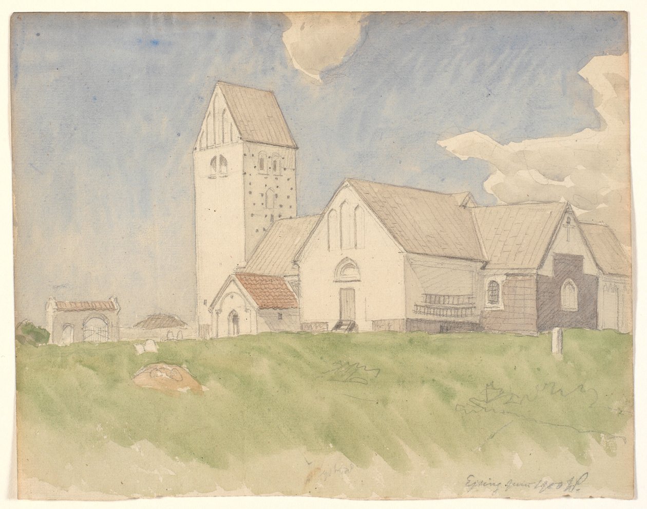 Ejsings kyrka av Joakim Frederik Skovgaard