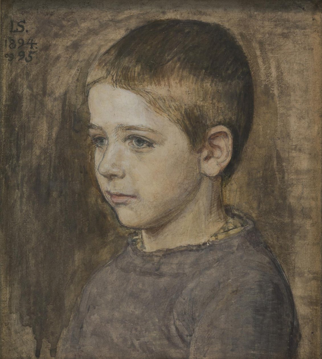 Konstnärens son Peter av Joakim Frederik Skovgaard