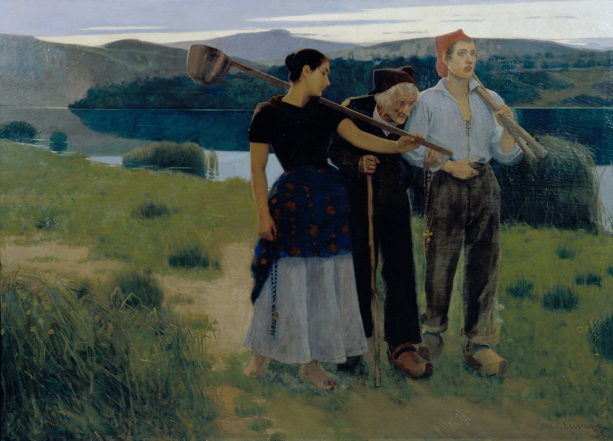 Återgå från tomten av Joan Llimona
