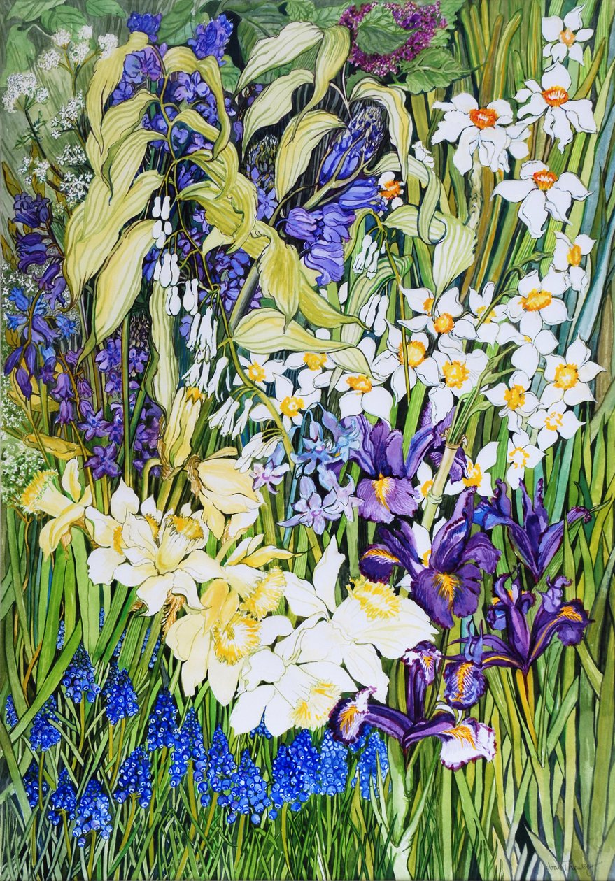 Spring Border, 2012 av Joan Thewsey