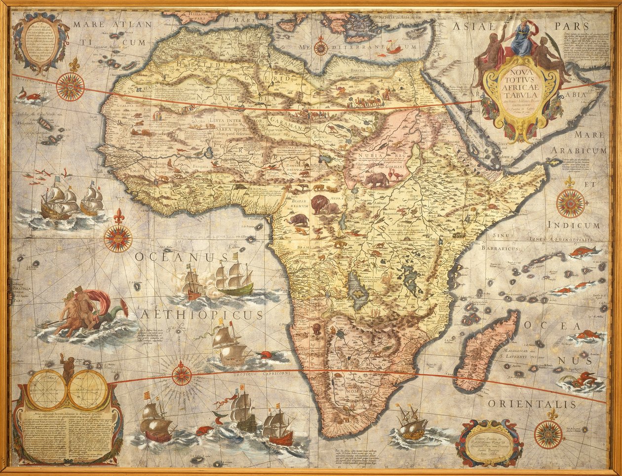 Karta över Afrika 1686 av Joan Blaeu av Joan Blaeu
