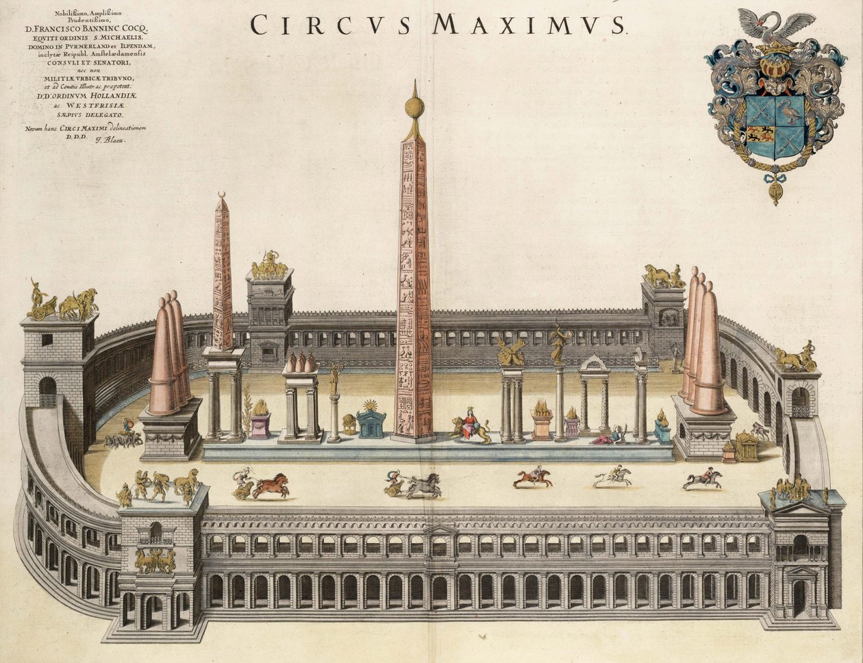 Circus Maximus från Atlas Van Loon av Joan Blaeu