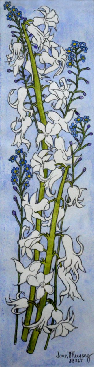 Hyacinter och förgätmigej, 2012 av Joan Thewsey