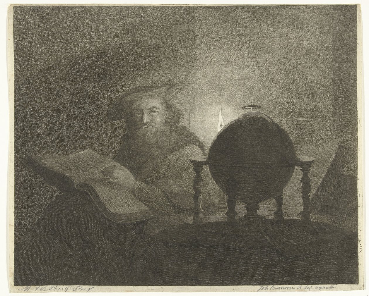 En lärd vid levande ljus av Joannes Bemme