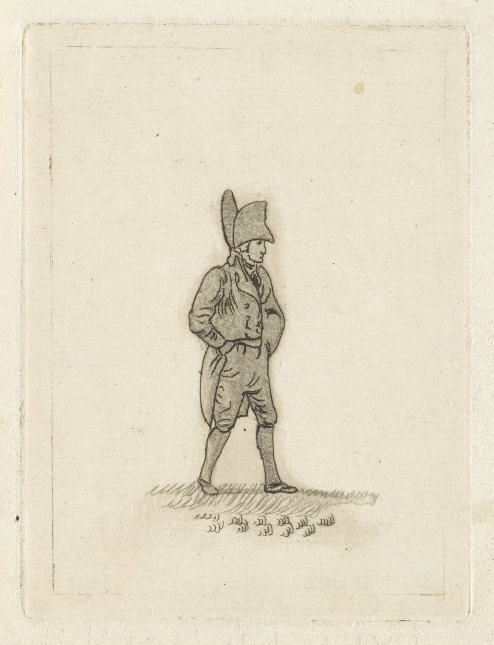 Man med stygn på huvudet av Joannes Pieter Visser Bender