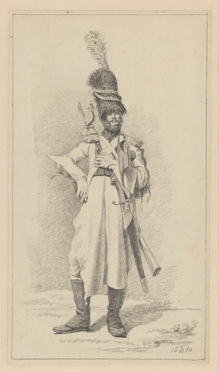 Sappeur i Napoleonarmén av Joannes Pieter Visser Bender