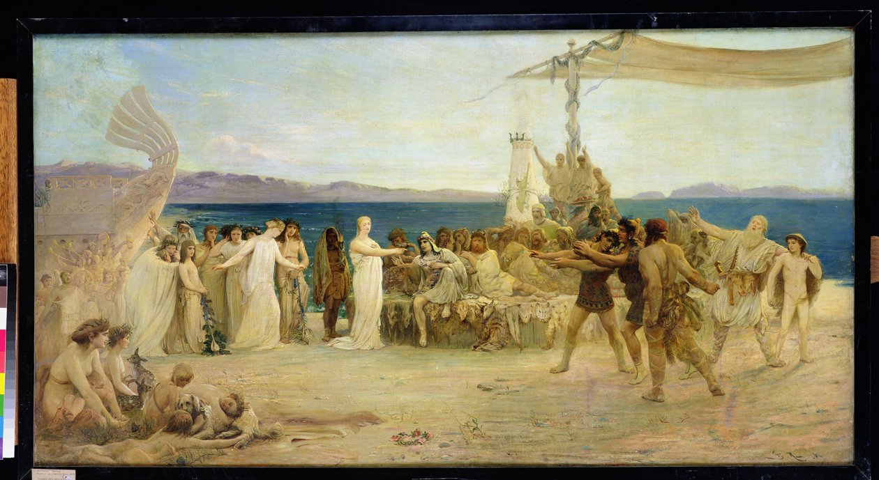 Gyptis och Protis, 1874 av Joanny Rave