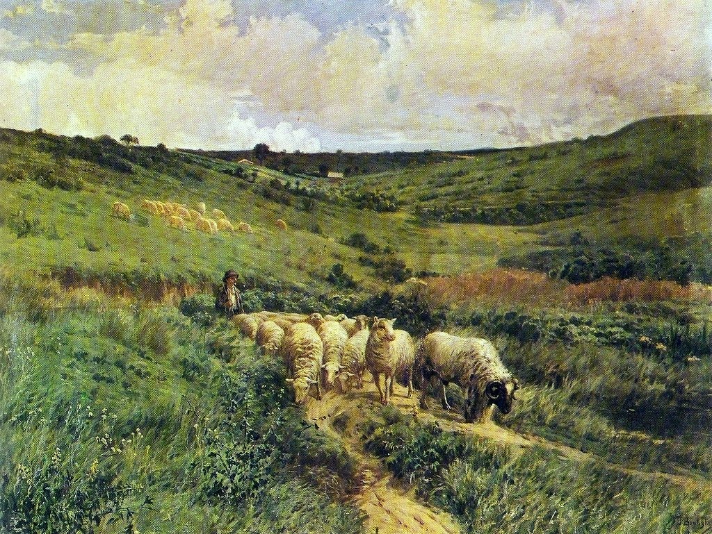  A Caminho do Curraln av Joao Batista da Costa