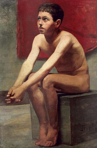 Nu de meninon av Joao Batista da Costa
