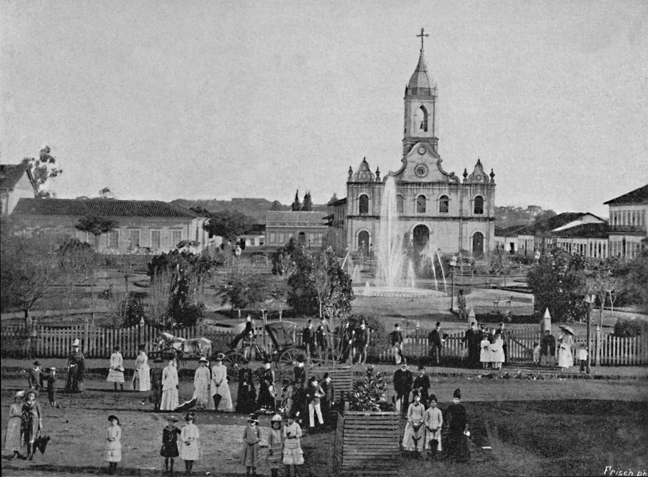 Piracicaba kyrka, 1895 av Joao Pompe