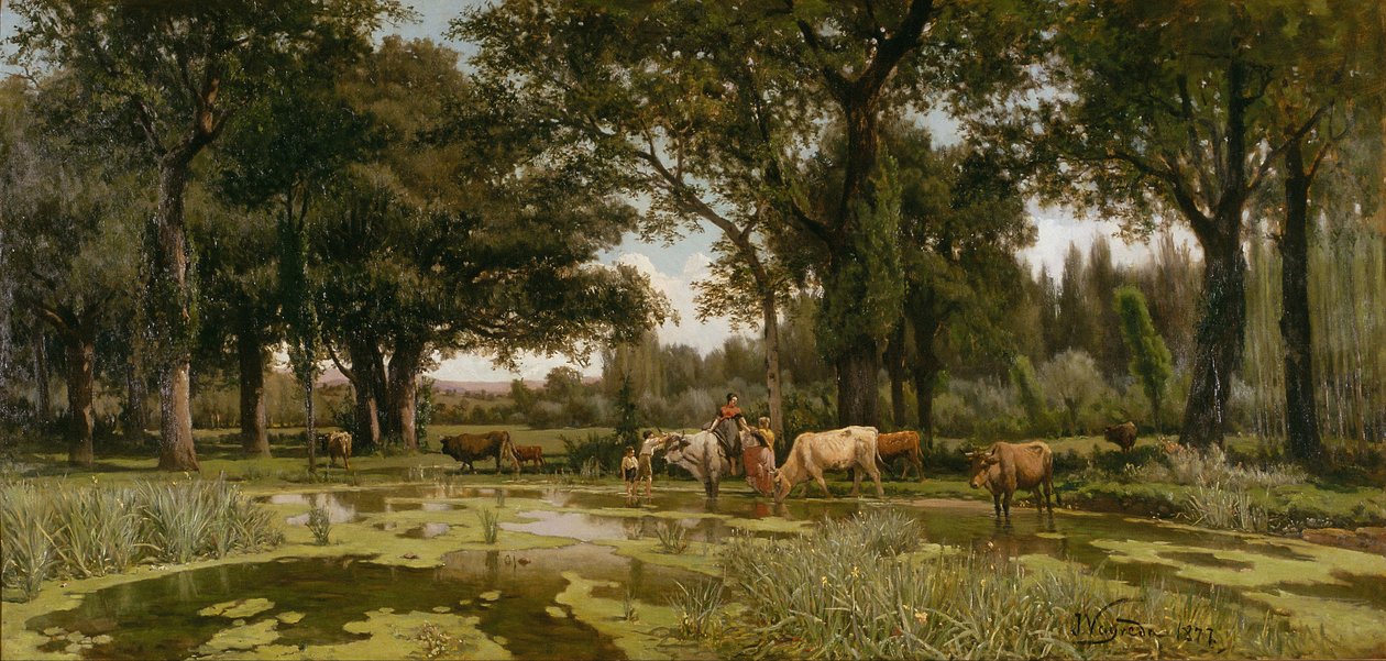Sommarblomning av Joaquim Vayreda