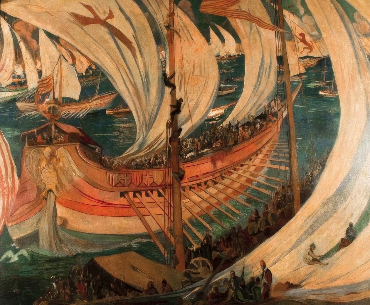 Erövringen av Mallorca av Joaquim Mir i Trinxet
