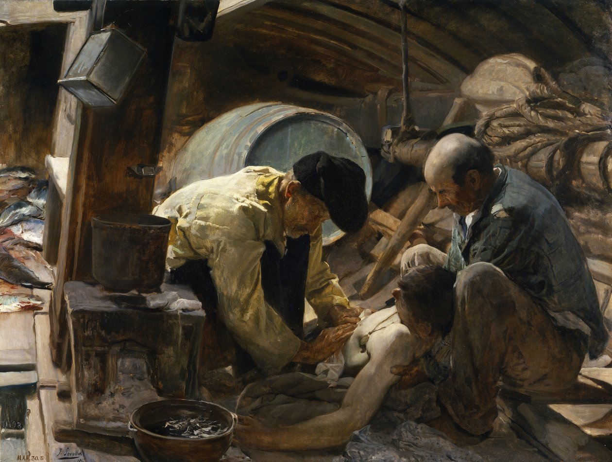 Och de säger fortfarande att fisk är dyrt av Joaquín Sorolla