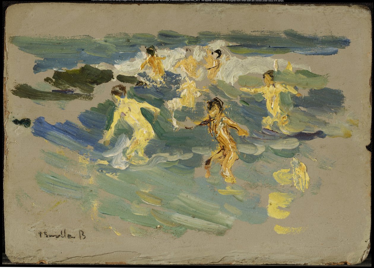 Stranden i Valencia, ca 1904 av Joaquín Sorolla