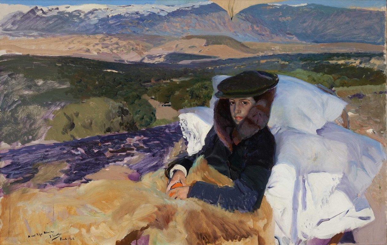 Konvalescent Maria i El Pardo, 1906. av Joaquin Sorolla y Bastida