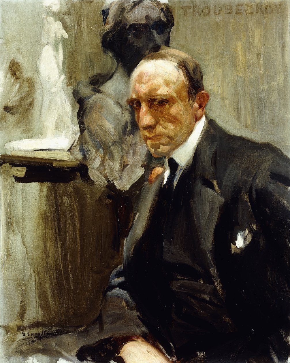 Porträtt av Troubetzkoy, 1910 av Joaquín Sorolla