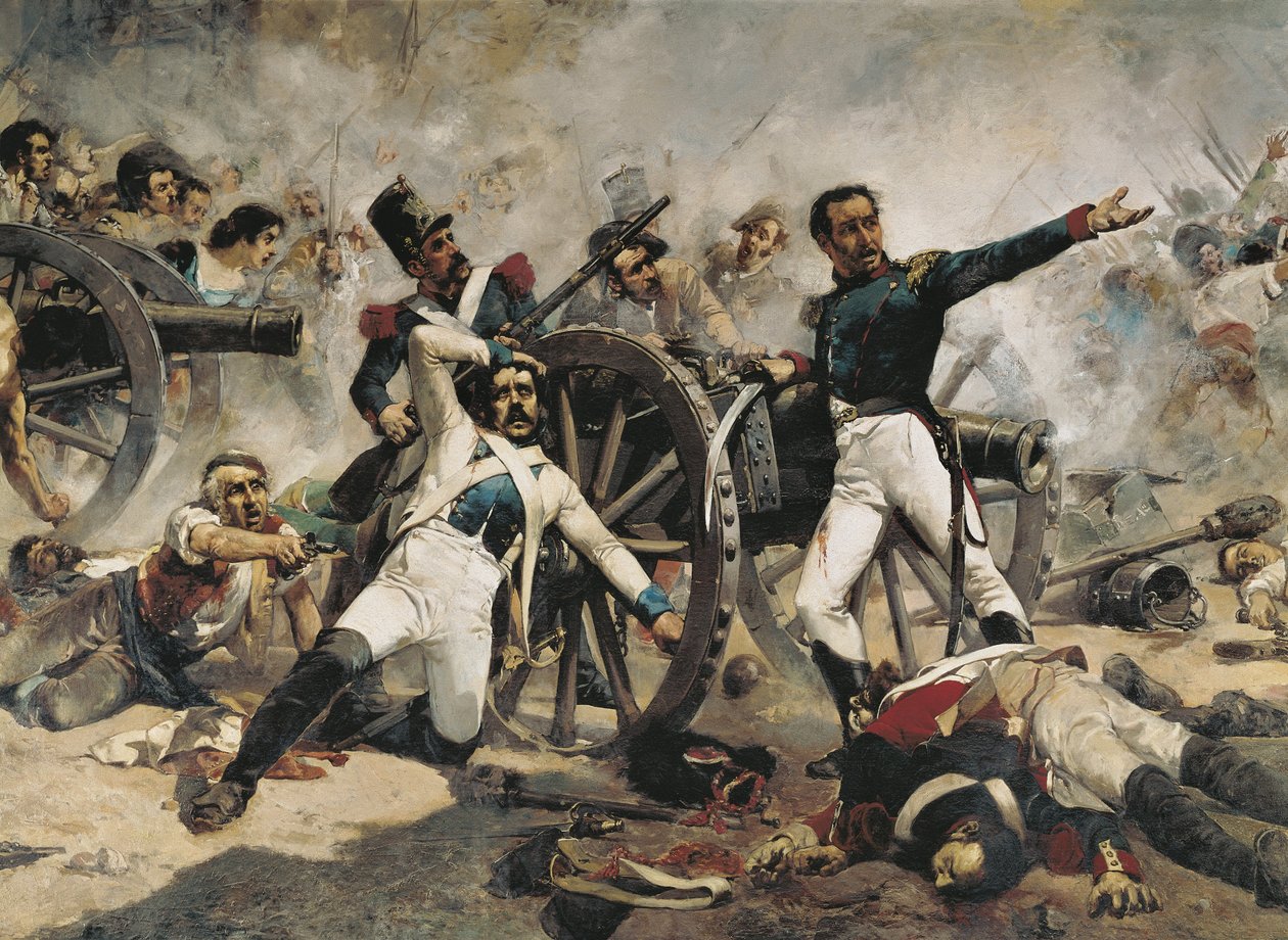 Den andra maj. 1884 (olja på duk) av Joaquin Sorolla y Bastida