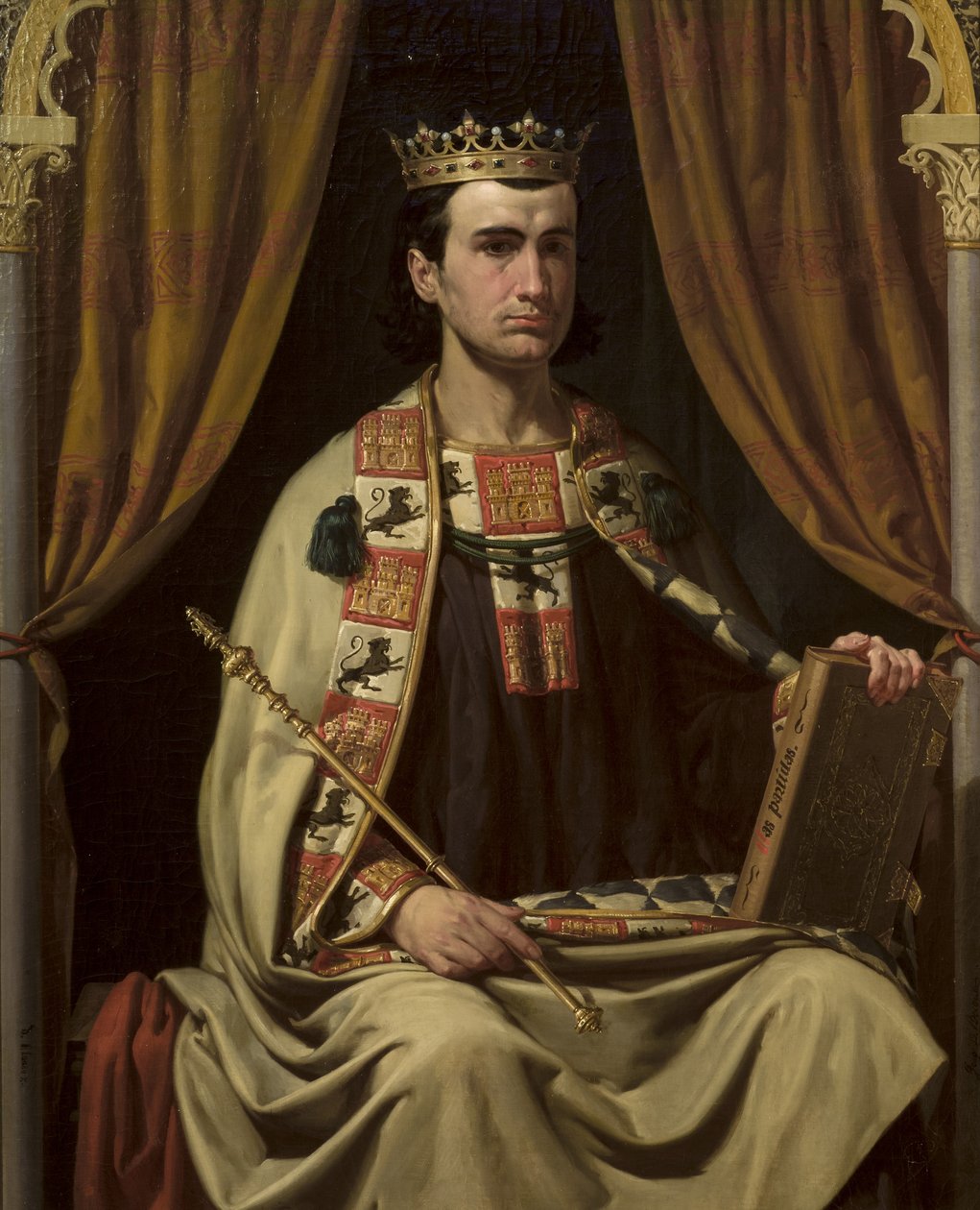 Alfonso X el Sabio av Joaquín Domínguez Bécquer