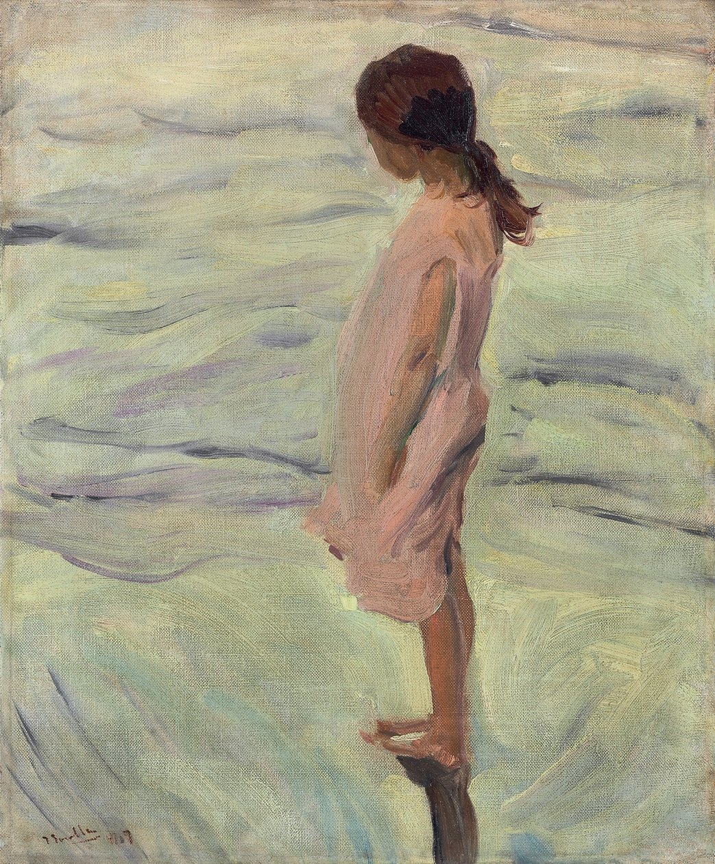 Después de puesto el sol  av Joaquín Sorolla