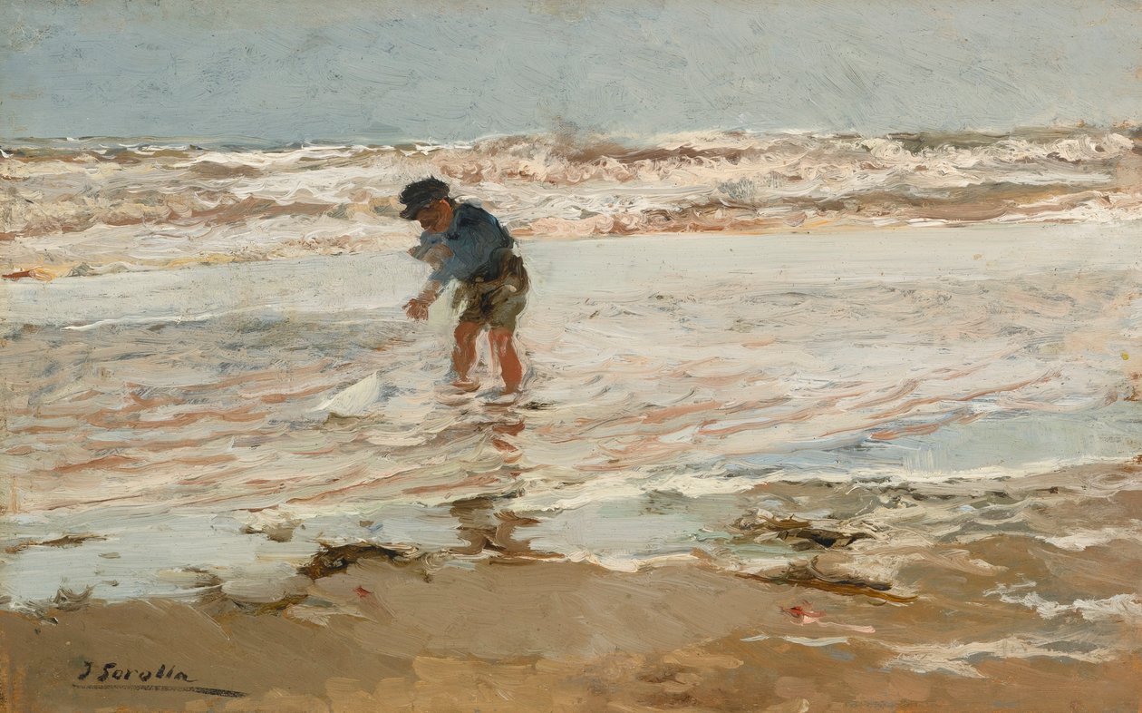 El Niño de la Barquita  av Joaquín Sorolla