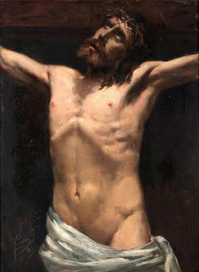 Estudio de Cristo  av Joaquín Sorolla