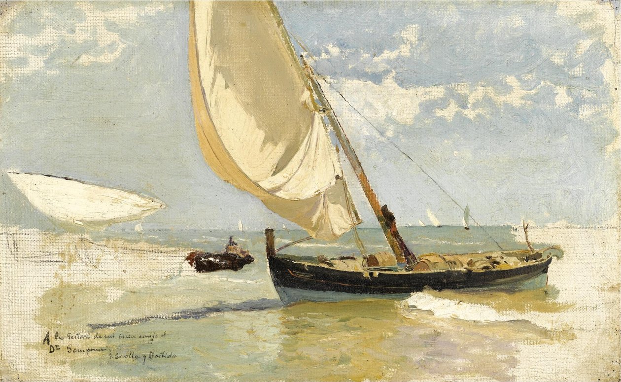 Estudio de Playa  av Joaquín Sorolla