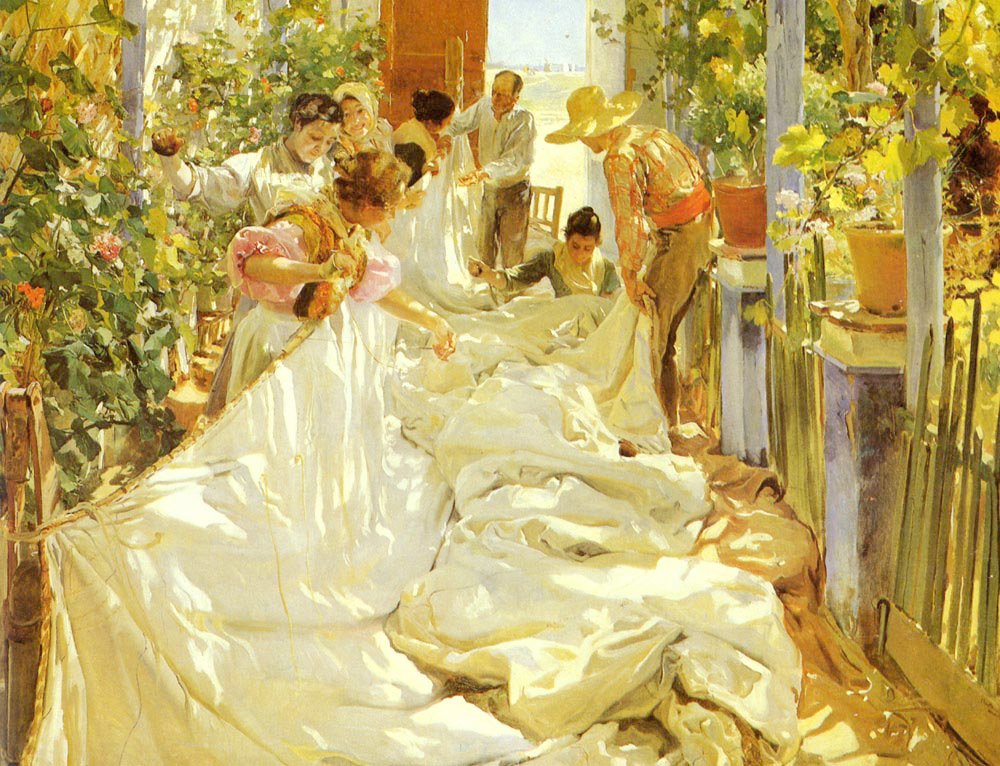 La Vela  av Joaquín Sorolla