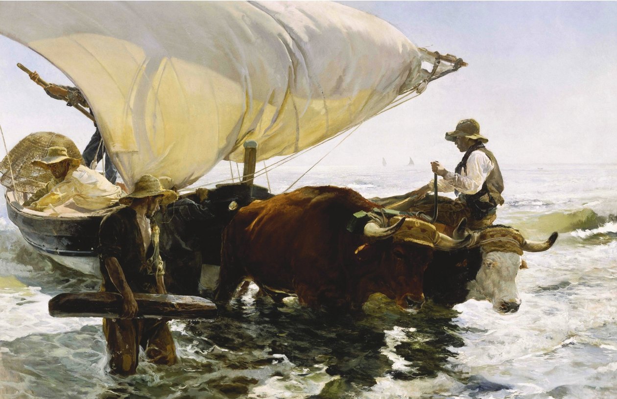 La vuelta de la pesca  av Joaquín Sorolla