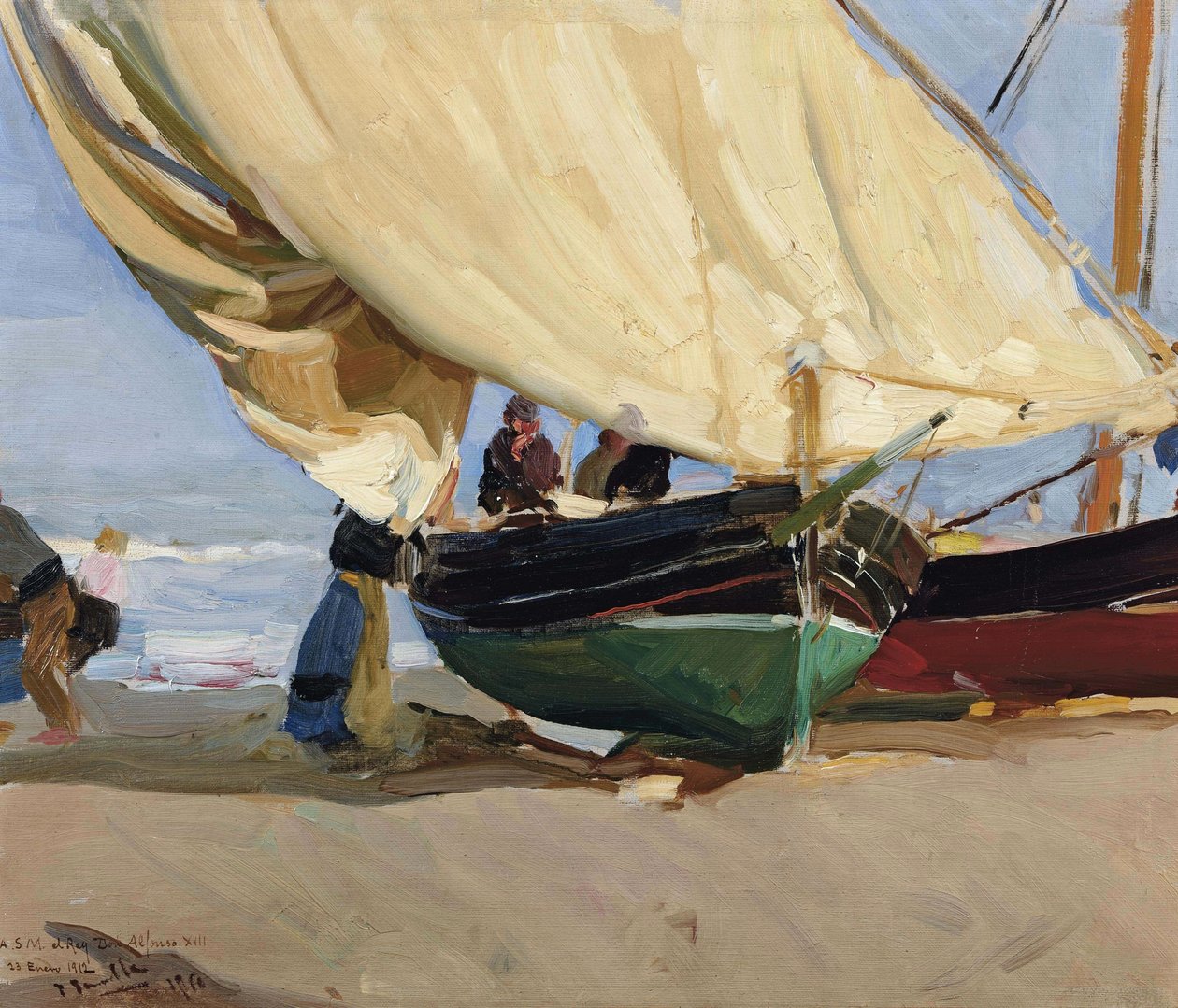 Pescadores av Joaquín Sorolla