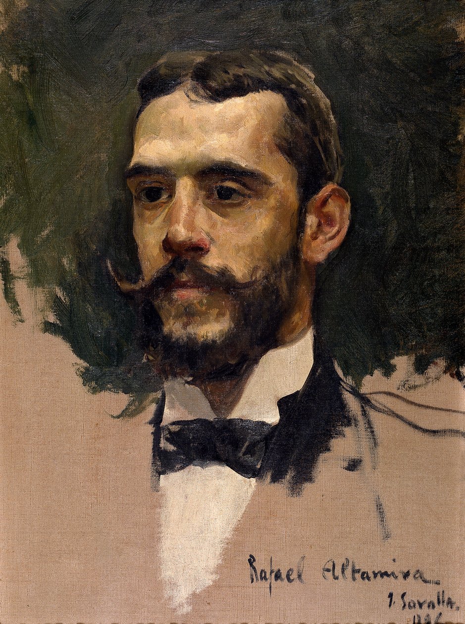 Rafael Altamira y Crevea av Joaquín Sorolla