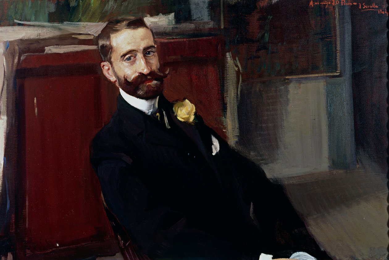 Retrato de Jacinto Felipe Picón y Pardiñas av Joaquín Sorolla