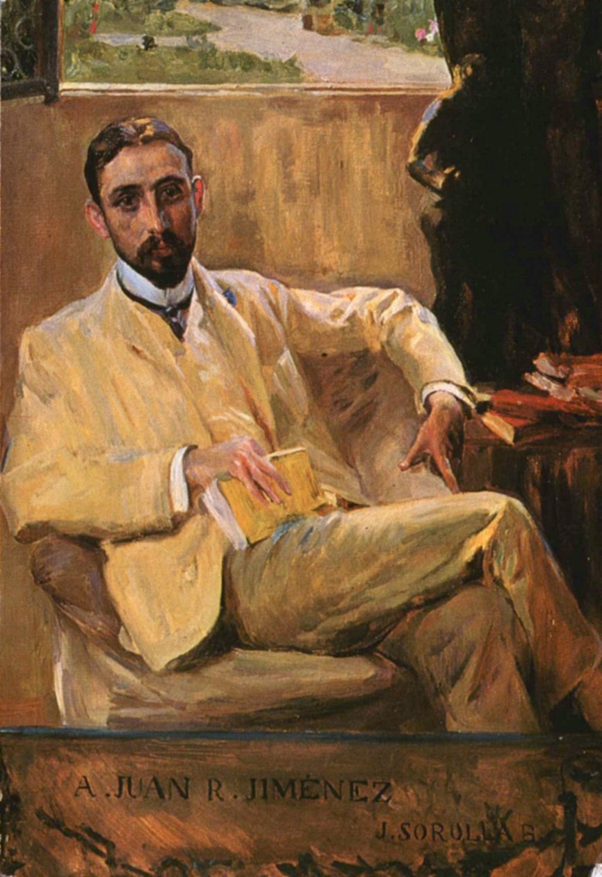 Retrato de Juan Ramón Jiménez  av Joaquín Sorolla