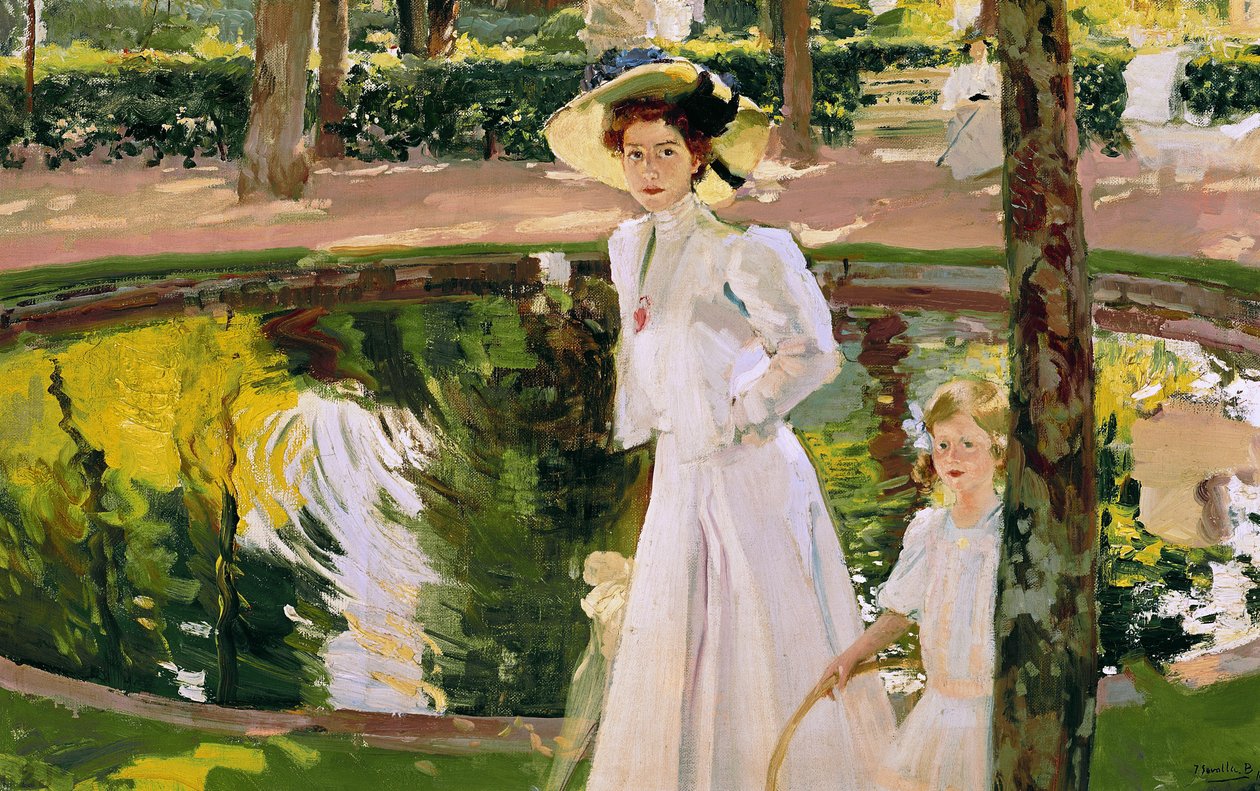 Trädgården, 1913 av Joaquín Sorolla