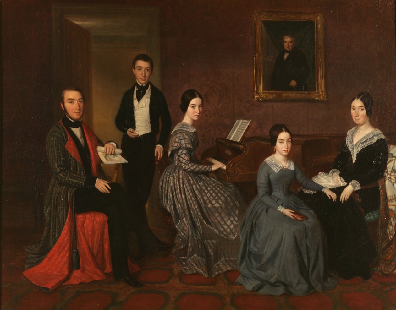 Familjen till Jorge Flaquer av Joaquín Espalter y Rull